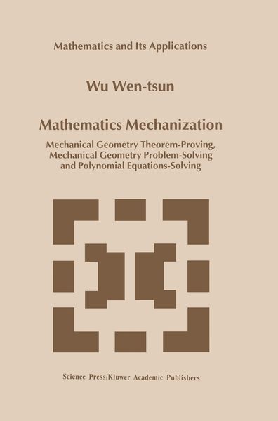 Produktbild: Mathematics Mechanization