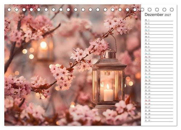 Produktbild: Japanische Kirschbl&uuml;te (Tischkalender 2027 DIN A5 quer), CALVENDO Monatskalender