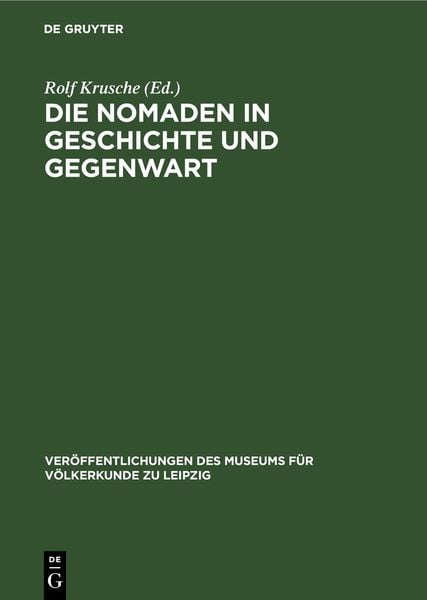 Produktbild: Die Nomaden in Geschichte und Gegenwart