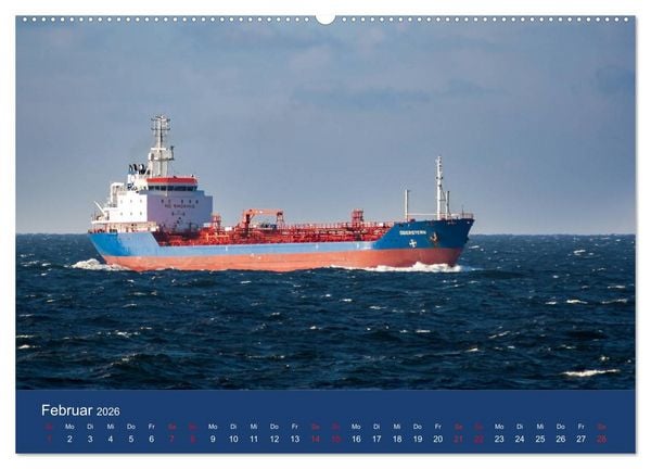 Produktbild: Schiffe - Begegnungen auf Nord- und Ostsee (hochwertiger Premium Wandkalender 2026 DIN A2 quer), Kunstdruck in Hochglanz