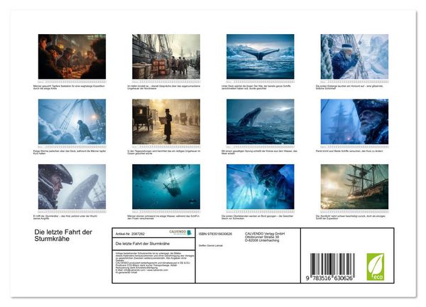 Produktbild: Die letzte Fahrt der Sturmkr&auml;he (Wandkalender 2026 DIN A4 quer), CALVENDO Monatskalender