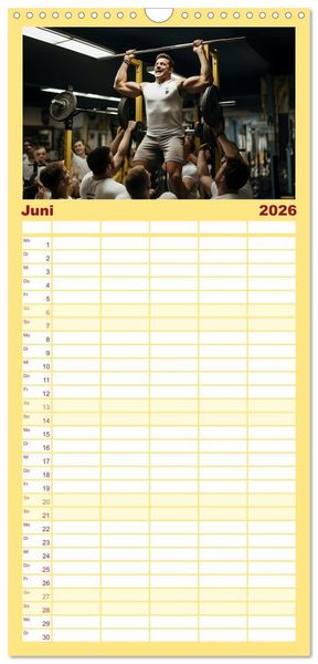 Produktbild: Familienplaner 2026 - Das macht Spa&szlig;, haben sie gesagt mit 5 Spalten (Wandkalender, 21 x 45 cm) CALVENDO