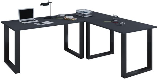 Produktbild: U Schreibtisch Eckschreibtisch L Form 220x160x80