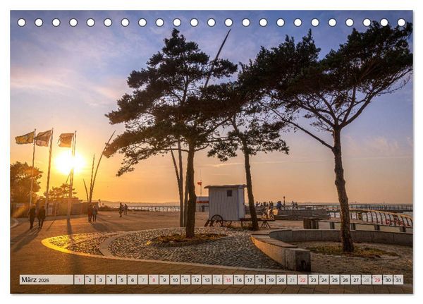 Produktbild: Niendorf Ostsee (Tischkalender 2026 DIN A5 quer), CALVENDO Monatskalender