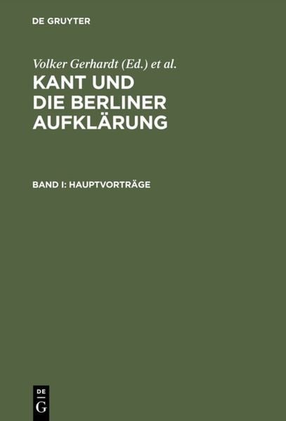 Produktbild: Kant und die Berliner Aufkl&auml;rung