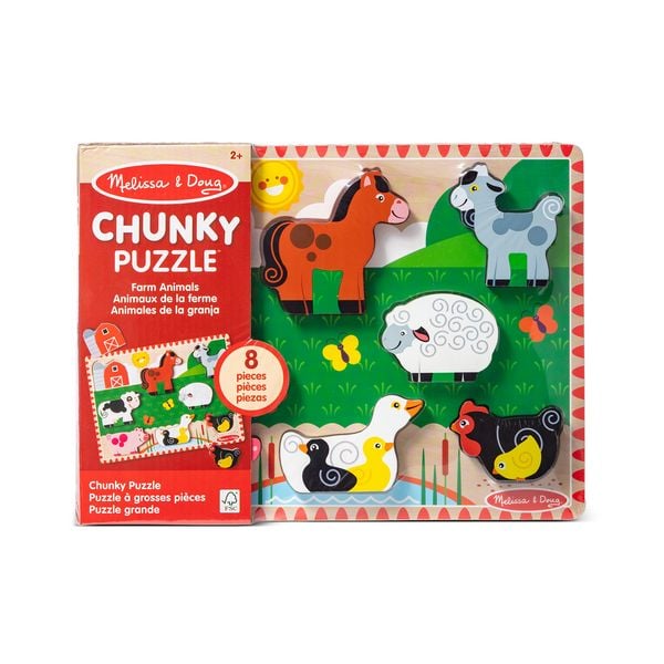 Produktbild: Bauernhof Spieltiere Puzzle