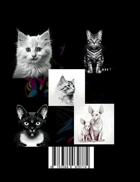 Produktbild: Katzen Malbuch &bdquo;Fotorealistisch&ldquo;.