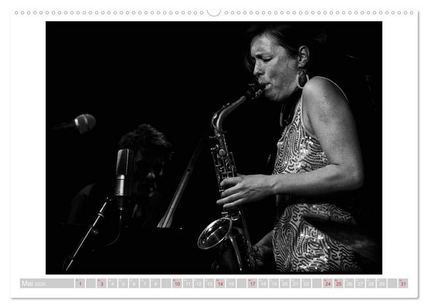 Produktbild: Jazz Ladies in der alten Schmiede (Wandkalender 2026 DIN A2 quer), CALVENDO Monatskalender