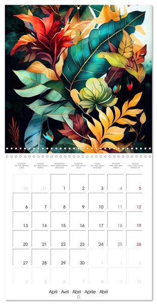 Produktbild: The Art of Botany (Wall Calendar 2026 12 &times; 12 Inch) CALVENDO 12 Month Wall Calendar