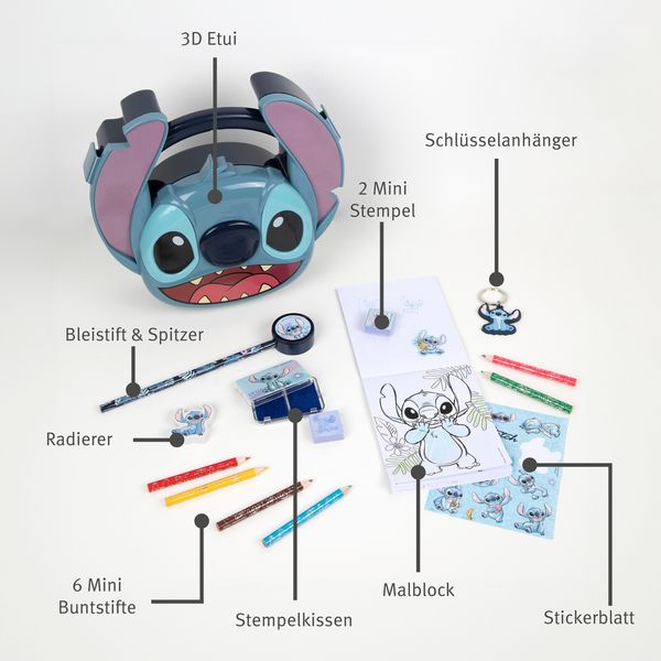 Produktbild: Undercover Malset Stitch Activity Fun Set, Kreativ Set in 3D Case