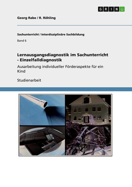 Produktbild: Lernausgangsdiagnostik im Sachunterricht - Einzelfalldiagnostik