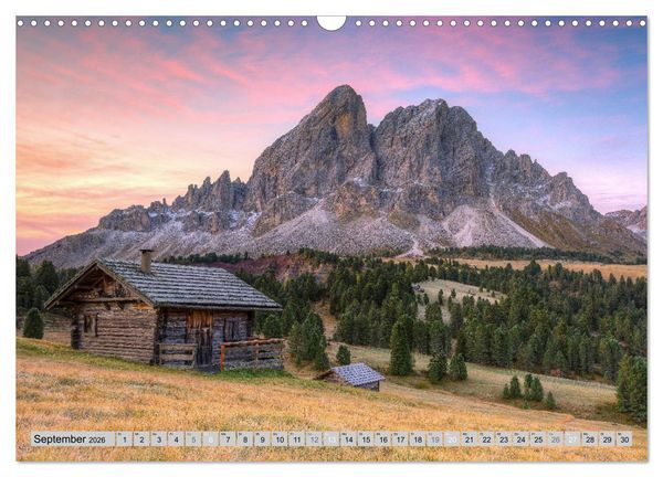 Produktbild: Wundersch&ouml;ne Dolomiten (Wandkalender 2026 DIN A3 quer), CALVENDO Monatskalender