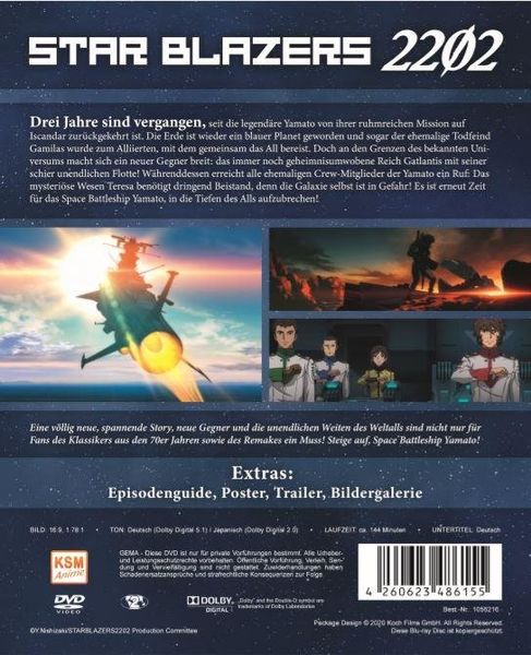 Produktbild: Star Blazers 2202 - Space Battleship Yamato - Vol.1