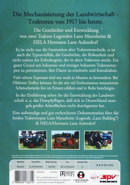 Produktbild: Traktor Legenden - Lanz Mannheim & HELA/Hermann Lanz Aulendorf (incl. Postkarte)