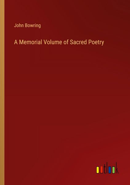 Produktbild: A Memorial Volume of Sacred Poetry