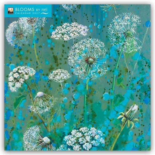 Produktbild: Blooms by Nel Whatmore &ndash; Nel Whatmores Bl&uuml;ten 2027 &ndash; Original Flame Tree Publishing-Kalender [Kalender]