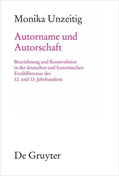 Produktbild: Autorname und Autorschaft