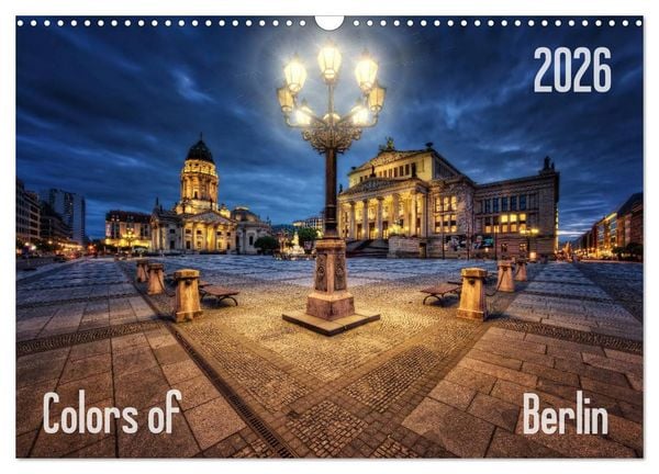 Produktbild: Colors of Berlin 2026 (Wandkalender 2026 DIN A3 quer), CALVENDO Monatskalender