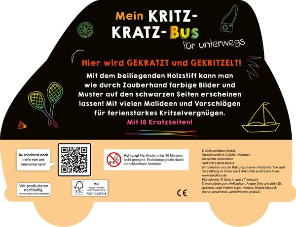 Produktbild: Mein Kritzkratz-Bus f&uuml;r unterwegs