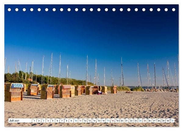Produktbild: Die Ostseek&uuml;ste von Neustadt bis Travem&uuml;nde (Tischkalender 2027 DIN A5 quer), CALVENDO Monatskalender