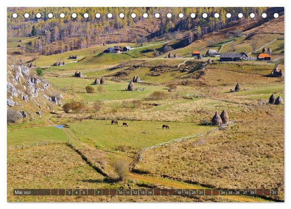 Produktbild: Fundatura Ponorului - Auf dem Via Transilvanica durch die Karpaten (Tischkalender 2027 DIN A5 quer), CALVENDO Monatskalender