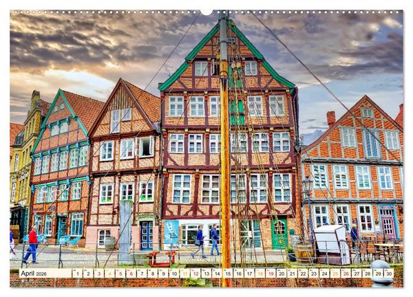 Produktbild: Reise durch Deutschland - Hansestadt Stade (Wandkalender 2026 DIN A2 quer), CALVENDO Monatskalender