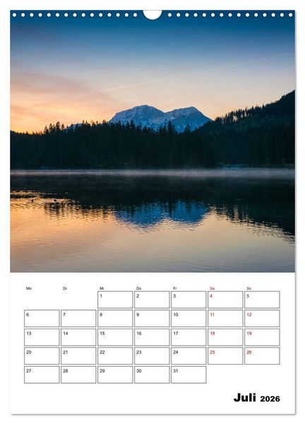 Produktbild: Traumhaftes Berchtesgadener Land (Wandkalender 2026 DIN A3 hoch), CALVENDO Monatskalender