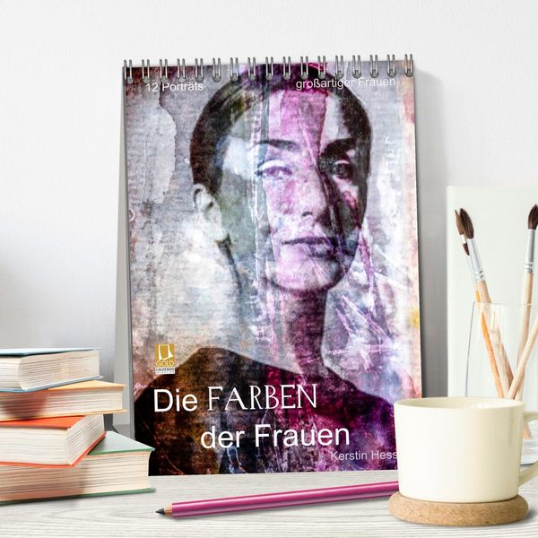Produktbild: Die FARBEN der Frauen (Tischkalender 2026 DIN A5 hoch), CALVENDO Monatskalender