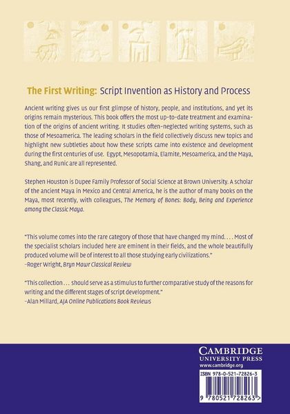 Produktbild: The First Writing