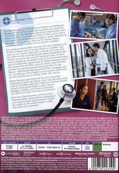 Produktbild: In aller Freundschaft - Die jungen &Auml;rzte, Staffel 10, Teil 1 (Folgen 379-399) [6 DVDs]