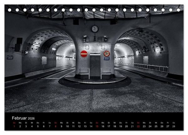 Produktbild: Hamburgs N&auml;chte (Tischkalender 2026 DIN A5 quer), CALVENDO Monatskalender