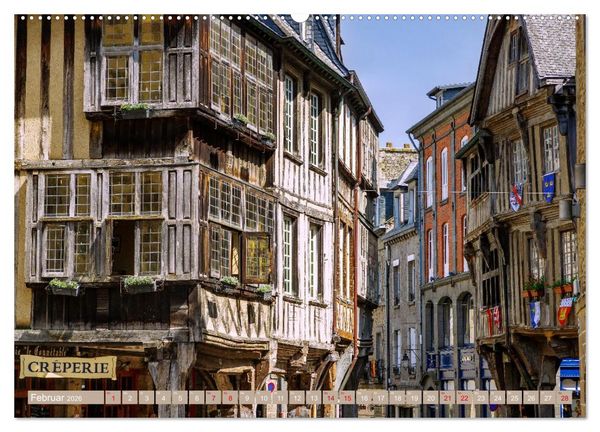 Produktbild: Bretagne. Frankreichs wilder Westen von rau bis romantisch (hochwertiger Premium Wandkalender 2026 DIN A2 quer), Kunstdruck in Hochglanz