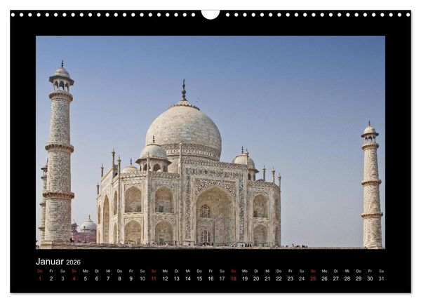 Produktbild: Taj Mahal (Wandkalender 2026 DIN A3 quer), CALVENDO Monatskalender