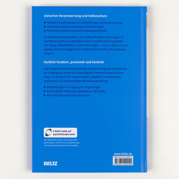 Produktbild: Suizid in der Psychotherapie