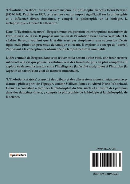 Produktbild: L'&eacute;volution cr&eacute;atrice