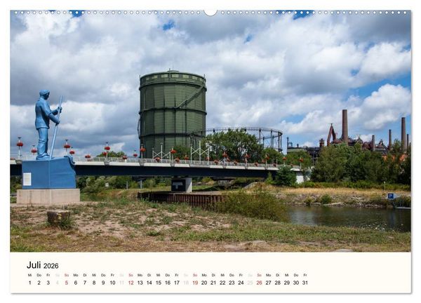 Produktbild: V&ouml;lklingen. Im Schatten des Weltkulturerbes (Wandkalender 2026 DIN A2 quer), CALVENDO Monatskalender