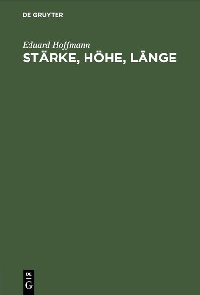 Produktbild: St&auml;rke, H&ouml;he, L&auml;nge