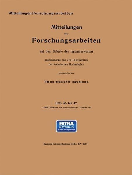 Produktbild: Versuche mit Eisenbetonbalken