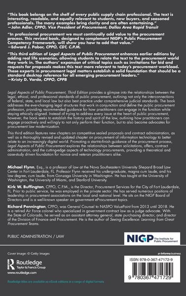 Produktbild: Legal Aspects of Public Procurement