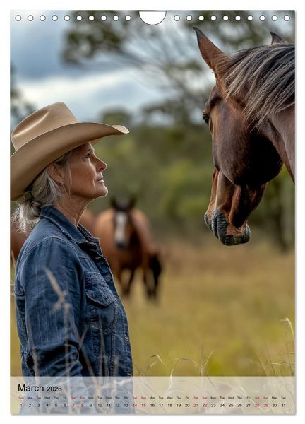 Produktbild: Saddle and Soul (Wall Calendar 2026 DIN A4 portrait), CALVENDO 12 Month Wall Calendar