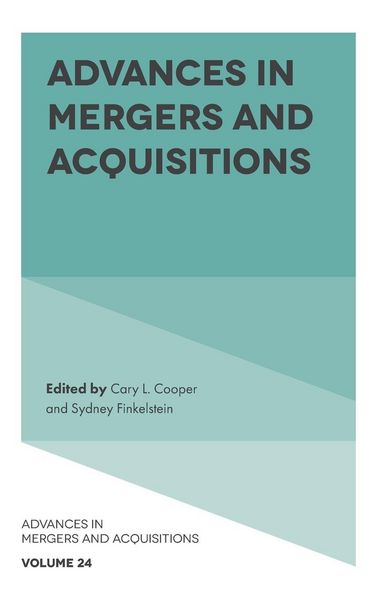Produktbild: Advances in Mergers and Acquisitions