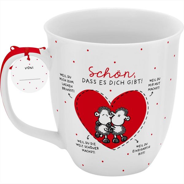 Produktbild: Tasse "Sch&ouml;n, dass es dich gibt! Weil du........!"