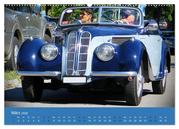 Produktbild: BMW Classics (Wandkalender 2026 DIN A2 quer), CALVENDO Monatskalender