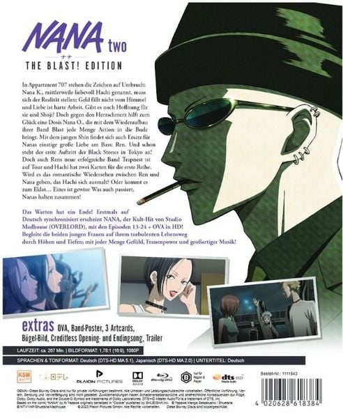 NANA - The Blast! Edition Vol. 2 (Ep. 13-24 + OVA 2)  [2 BRs]