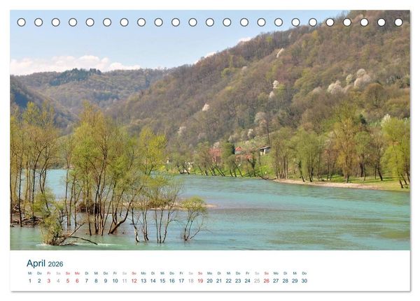 Produktbild: Quer durch Serbien (Tischkalender 2026 DIN A5 quer), CALVENDO Monatskalender