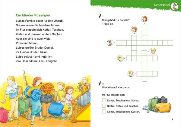 Produktbild: Duden Leseprofi &ndash; Lustiges Lese-&Uuml;bungsbuch f&uuml;r die 2. Klasse