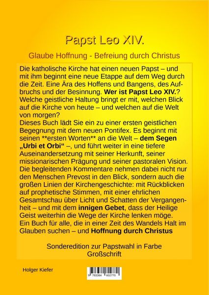 Produktbild: Papst Leo XIV.