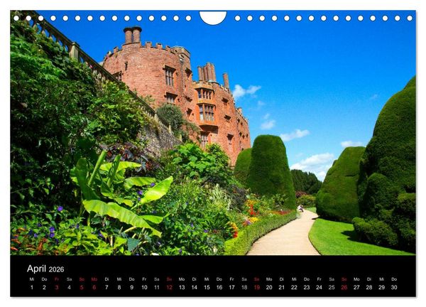 Produktbild: Burgen, Schl&ouml;sser, Landh&auml;user (Wandkalender 2026 DIN A4 quer), CALVENDO Monatskalender
