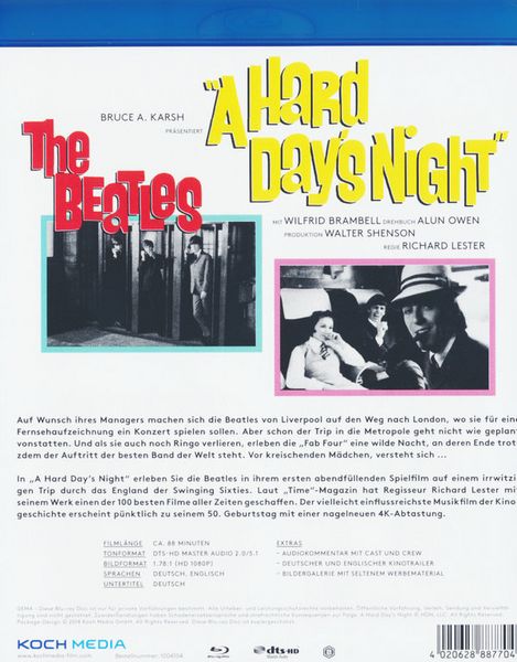 Produktbild: Beatles - A Hard Day's Night