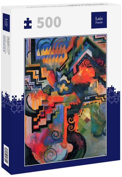 Lais Puzzle August Macke - Farbige Komposition (Hommage à Johann Sebastin Bach) 500 Teile
